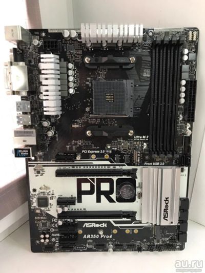 Лот: 13411885. Фото: 1. Материнская плата ASRock AB350... Материнские платы