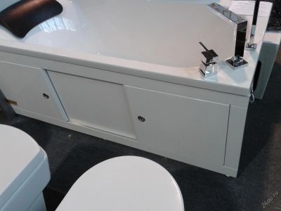 Лот: 4989225. Фото: 1. Экран МДФ под ванну раздвижные... Мебель для ванной комнаты