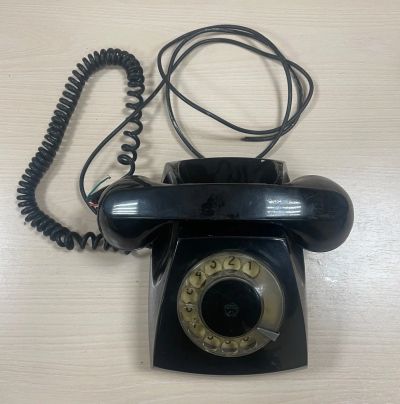 Лот: 21784143. Фото: 1. Советский дисковый телефон ☎️. Проводные телефоны