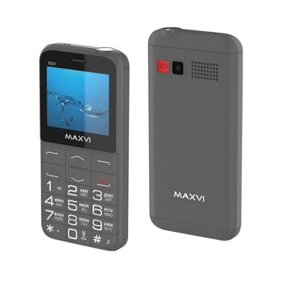 Лот: 21395809. Фото: 1. Мобильный телефон Maxvi B231 Grey... Смартфоны