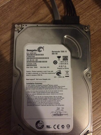 Лот: 6620915. Фото: 1. HDD Seagate Barracuda ST3500418AS... Жёсткие диски (HDD)