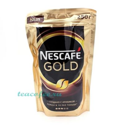 Лот: 16536355. Фото: 1. Nescafe gold 250mg. Чай, кофе, какао