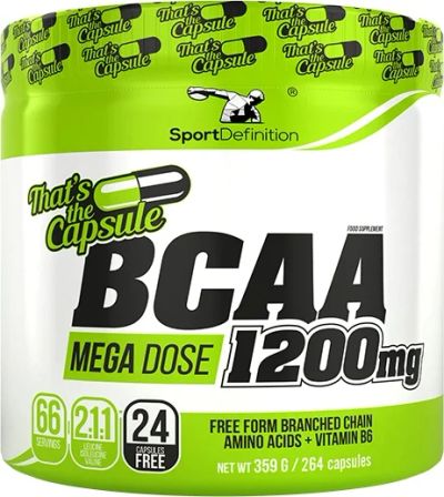 Лот: 10869034. Фото: 1. BCAA 1200мг. 264 капс. SD Sport... Спортивное питание, витамины