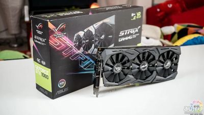 Лот: 17877723. Фото: 1. gtx 1060 asus strix 6 gb oc. Видеокарты