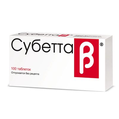 Лот: 23988595. Фото: 1. Субетта таб. для рассасыв. №100. Лекарства
