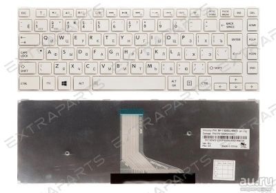 Лот: 15963578. Фото: 1. Клавиатура TOSHIBA Satellite C40... Клавиатуры для ноутбуков