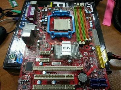 Лот: 8592111. Фото: 1. MSI K9N Neo V3. Материнские платы