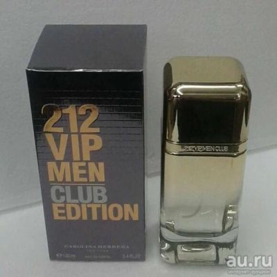 Лот: 8591880. Фото: 1. Carolina Herrera 212 VIP Men Club... Мужская парфюмерия