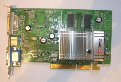 Лот: 1088854. Фото: 1. AGP видеокарта Ati 9600 atlantis... Видеокарты