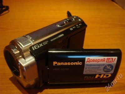 Лот: 256216. Фото: 1. Panasonic HDC-SD10 Full HD. Видеокамеры
