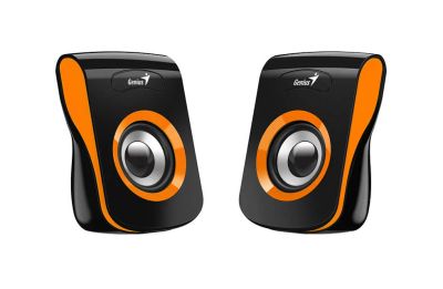 Лот: 17969181. Фото: 1. Колонки 2.0 Genius SP-Q180 Orange... Акустические системы