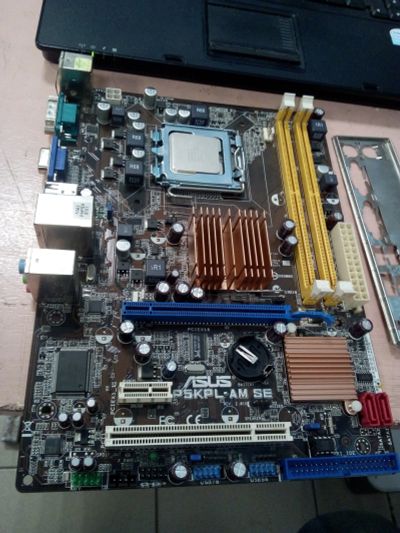 Лот: 11824936. Фото: 1. материнская плата asus p5kpl-am... Материнские платы