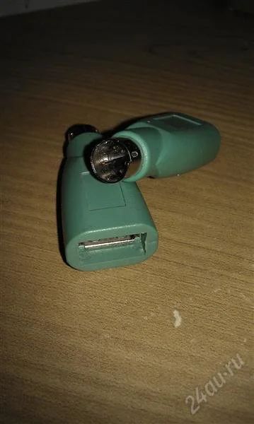 Лот: 2761737. Фото: 1. Переходник USB-PS\2-2 шт. Шлейфы, кабели, переходники