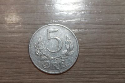 Лот: 14929825. Фото: 1. Монета Дания 5 эре 1941г Нечастая... Европа