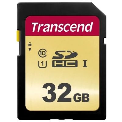Лот: 12339532. Фото: 1. Карта памяти SD HC 32 GB Transcend... Карты памяти