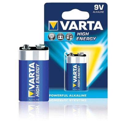 Лот: 7289685. Фото: 1. Батарейка 6LR61 VARTA Energy BL1... Батарейки, аккумуляторы, элементы питания