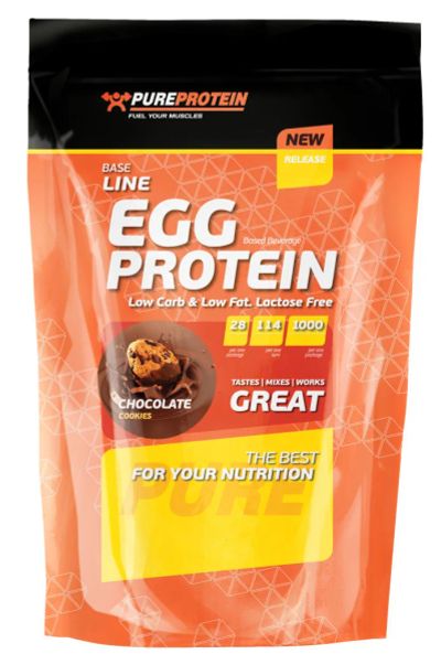 Лот: 3991807. Фото: 1. Яичный протеин Pure Protein 1кг... Спортивное питание, витамины