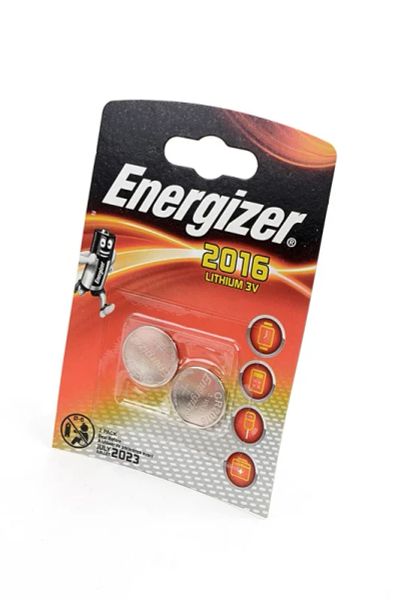 Лот: 17522646. Фото: 1. Батарейка CR2016 ENERGIZER 2шт... Батарейки, аккумуляторы, элементы питания