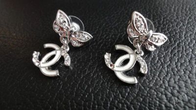 Лот: 1730321. Фото: 1. Серьги "Бабочки" Chanel. Серьги, каффы