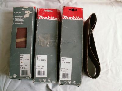 Лот: 7322516. Фото: 1. Makita шлифлента №80. Расходные материалы, сменные насадки
