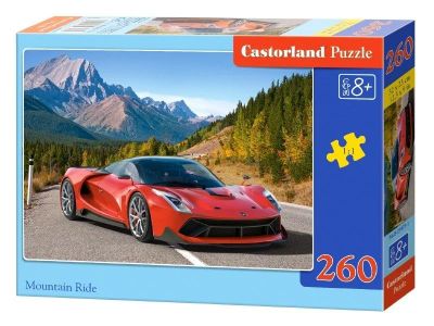 Лот: 13991317. Фото: 1. Пазлы миди 260 Авто в горах Castorland... Пазлы