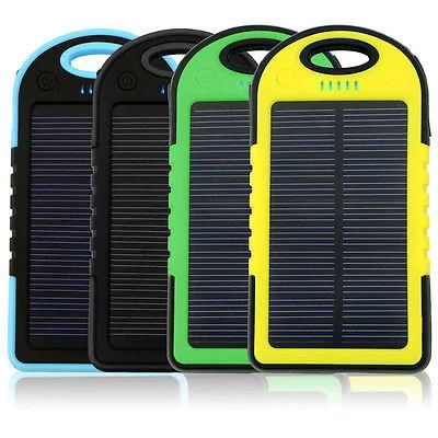 Лот: 10201834. Фото: 1. Power Bank на солнечных батареях... Зарядные устройства, блоки питания, адаптеры сетевые для смартфонов