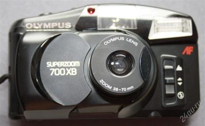 Лот: 960237. Фото: 1. Фотоаппарат Olympus SuperZoom... Плёночные компактные