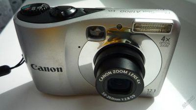 Лот: 5959859. Фото: 1. Фотокамера Canon PowerShot A1200... Цифровые компактные