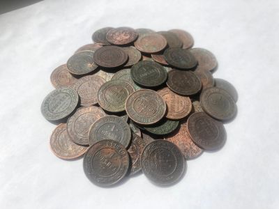Лот: 16064398. Фото: 1. Лот царских монет номиналом 1... Россия до 1917 года
