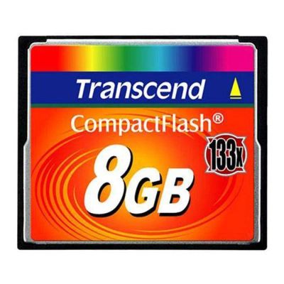 Лот: 2996885. Фото: 1. Transcend CF 8GB 133X. Карты памяти