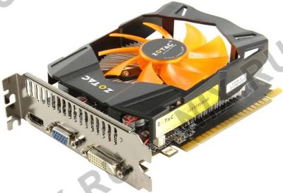 Лот: 4748327. Фото: 1. 1Gb PCI-E DDR-5 ZOTAC GeForce... Видеокарты