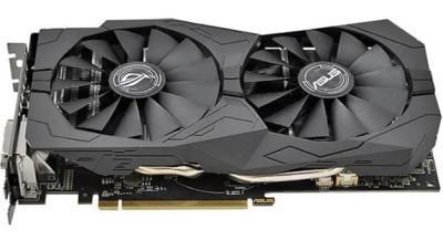 Лот: 17317986. Фото: 1. ASUS STRIX RX 570 8GB. Видеокарты