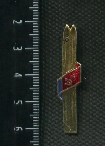 Лот: 15740124. Фото: 1. (№ 4785 ) значки спорт, Лыжи. Сувенирные