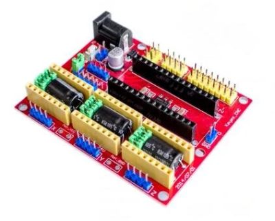 Лот: 10869599. Фото: 1. ЧПУ шилд Shield для Arduino Nano... Микроконтроллеры