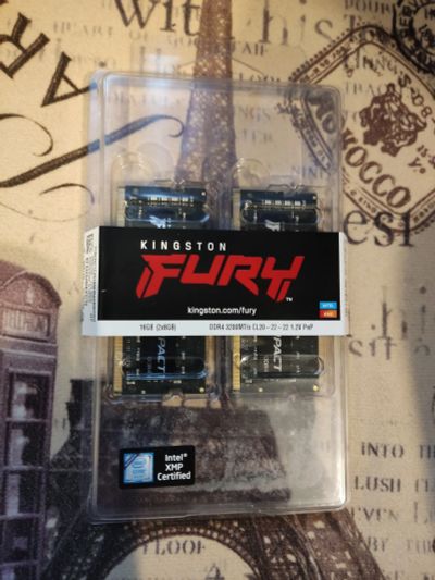 Лот: 21765697. Фото: 1. Оперативная память Kingston fury... Оперативная память