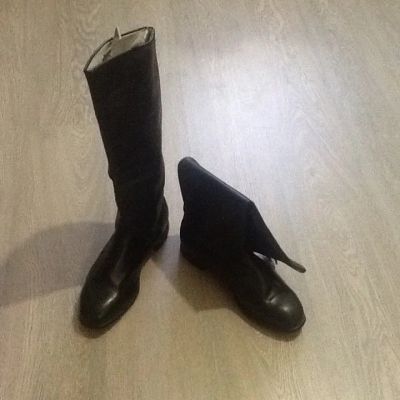 Лот: 6147015. Фото: 1. сапоги нат кожа ! Подойдут для... Сапоги, полусапоги