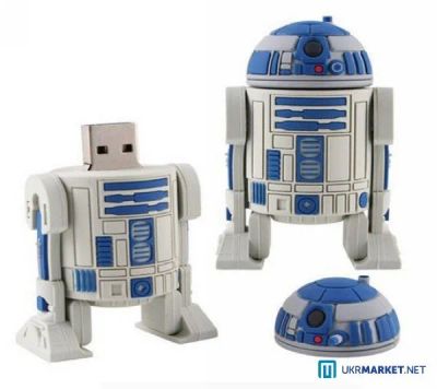 Лот: 9691875. Фото: 1. Флешка R2D2 16 gb | STAR WARS... USB-флеш карты