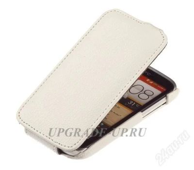 Лот: 3796387. Фото: 1. Чехол - книжка HTC Desire X Белый. Чехлы, бамперы