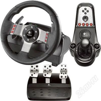 Лот: 1868917. Фото: 1. logitech G27 Гоночный руль PC... Рули, джойстики