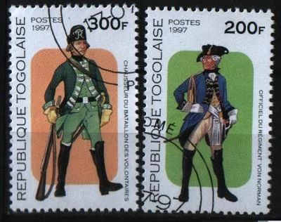 Лот: 8795525. Фото: 1. Того 1997г - военная униформа... Марки