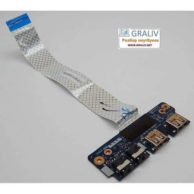 Лот: 9910655. Фото: 1. Плата usb + audio для ноутбука... Платы расширения, контроллеры, доп. порты