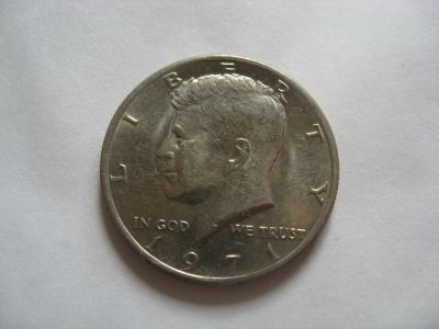 Лот: 10010276. Фото: 1. США, 50 центов (1/2 доллара) 1971... Америка