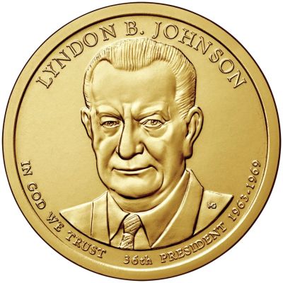 Лот: 6588214. Фото: 1. 36-й Президент США Линдон Бэйнс... Америка