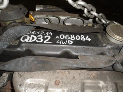 Лот: 15575925. Фото: 1. Двигатель QD32 Nissan Atlas. Двигатель и элементы двигателя
