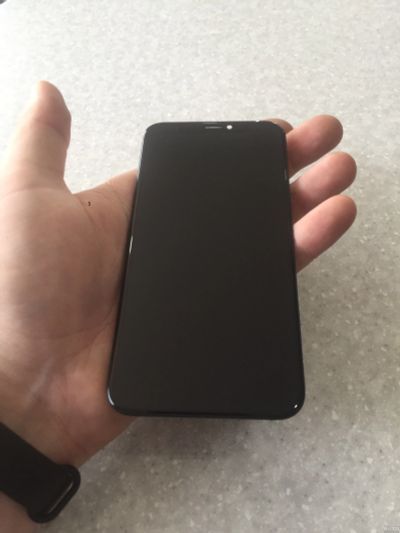 Лот: 11770803. Фото: 1. Дисплейный модуль IPhone X черный... Дисплеи, дисплейные модули, тачскрины