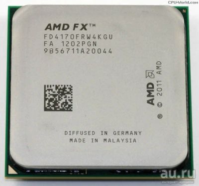 Лот: 10107518. Фото: 1. Игровой процессор AM3+ AMD FX-4170... Процессоры