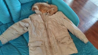 Лот: 7285608. Фото: 1. Пуховик р-р 56 (пух80%-перо20... Верхняя одежда