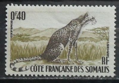 Лот: 11913725. Фото: 1. Марка Кот де Сомали - 58-7. Марки