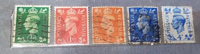 Лот: 20511039. Фото: 1. Марки Великобритания 1941-50 Георг... Марки