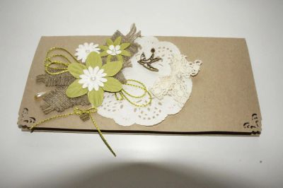 Лот: 4252135. Фото: 1. Конверт для денег. Открытки ручной работы